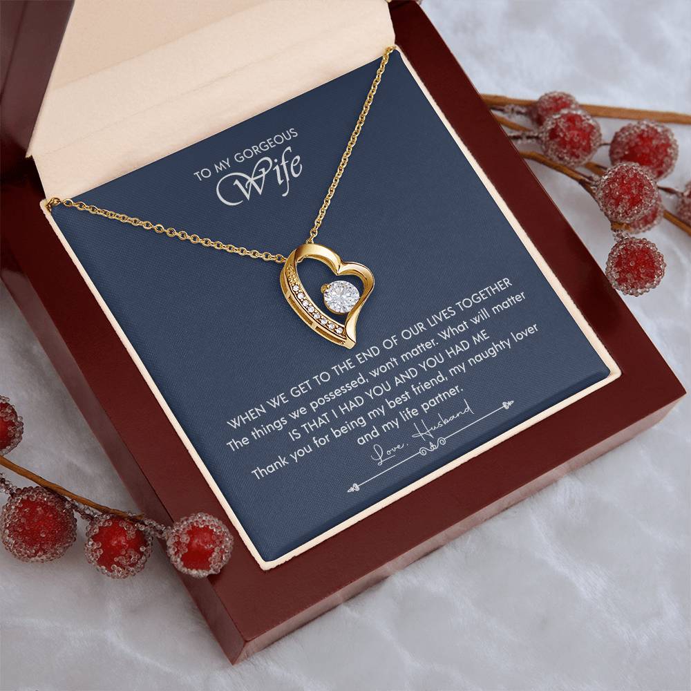 Perfect Necklace For Your Wife ?? Forever Love Necklace