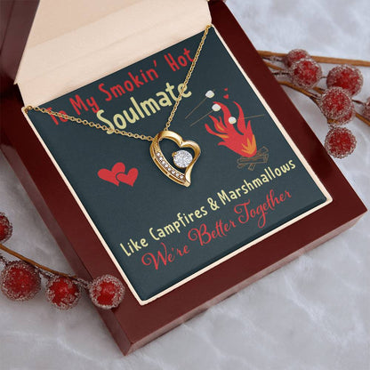 To My Soulmate Forever Love Necklace