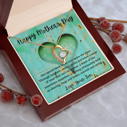 Happy Mother's Day Forever Necklace Love Your Son 1 Forever Love Necklace