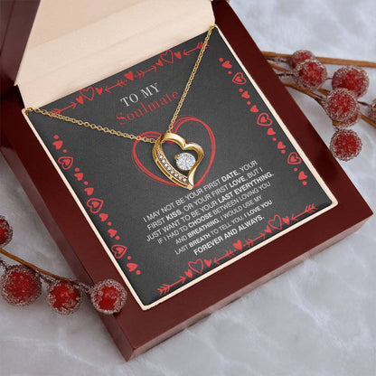 To My Future Wife Forever Love Necklace I May Not Be Your First Date Your First Kiss Necklace 1 Forever Love Necklace