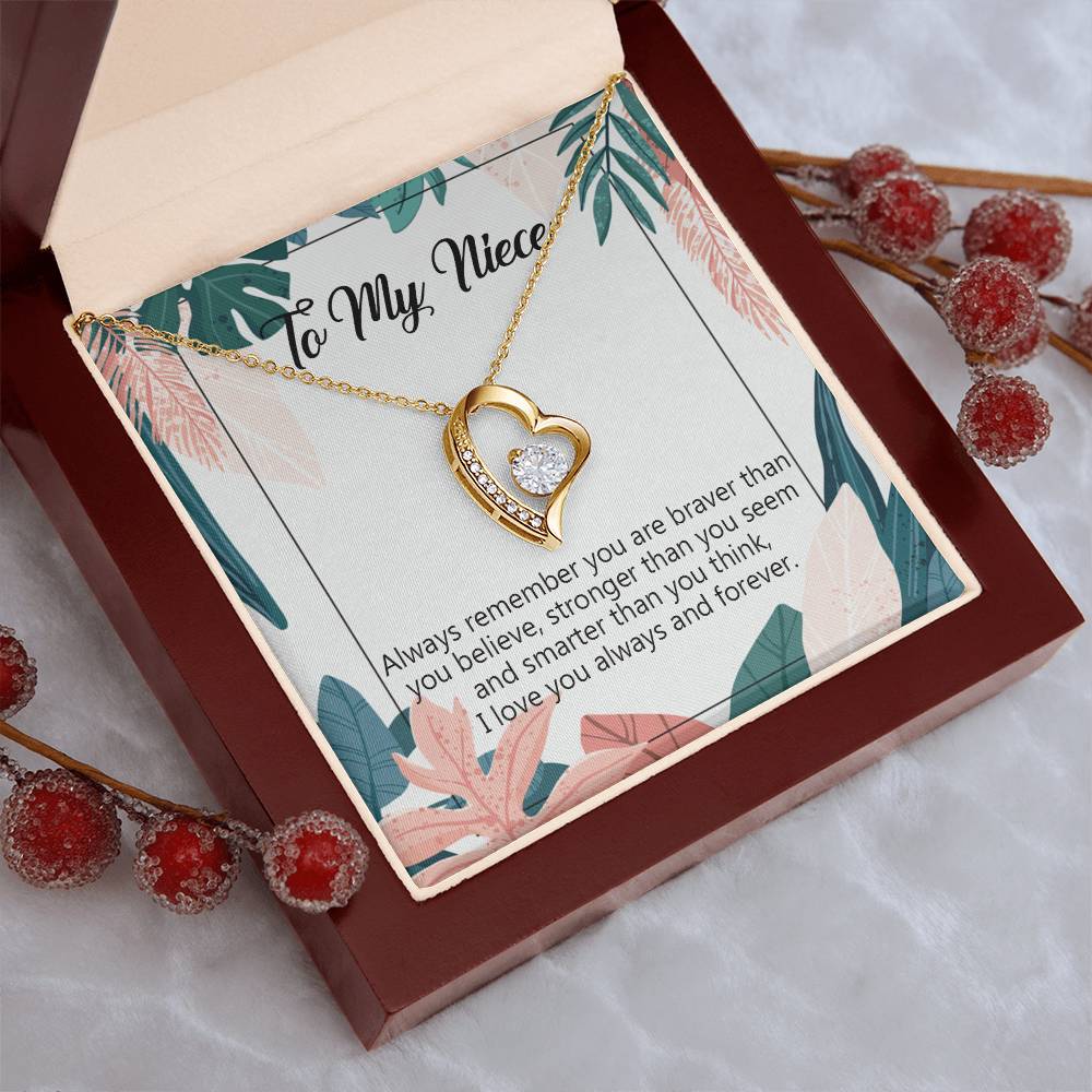 To My Niece Necklace Niece Birthday Gift From Aunt Niece Necklace Gift Niece Gift From Aunt Uncle Aunt Niece Gifts 1 Forever Love Necklace