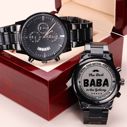 The Best Baba Watch Engraving Chronograph Watch