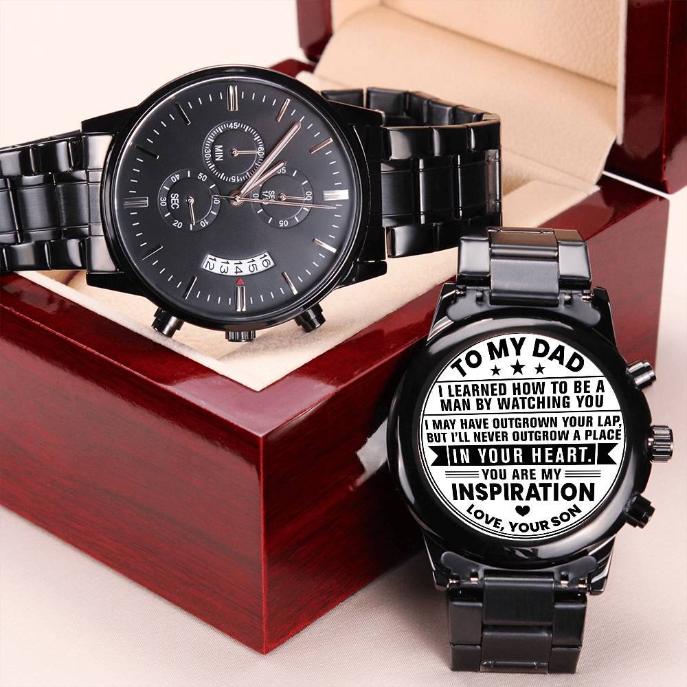 To My Dad - Watch 1 Engraving Chronograph Watch
