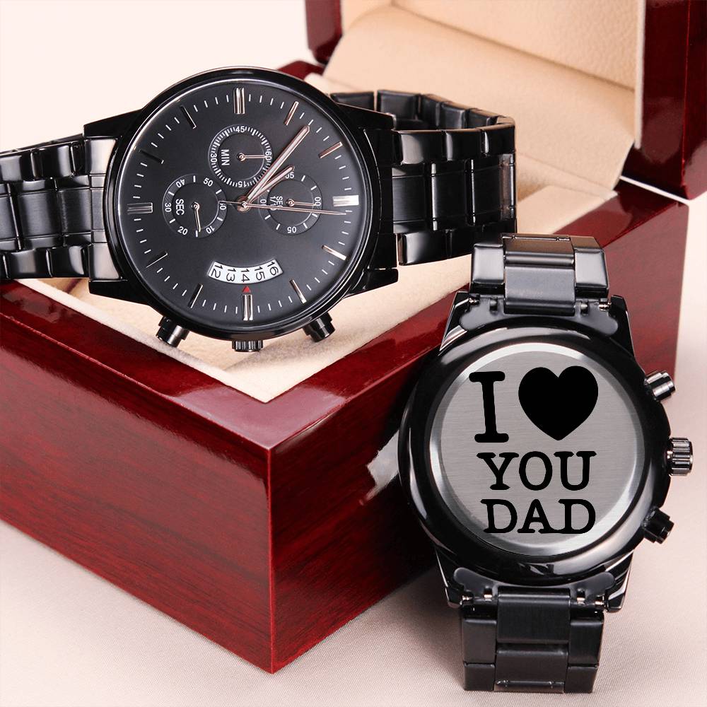 Best Watches To Gift Your Dad On Father's Day Engraving Chronograph Watch