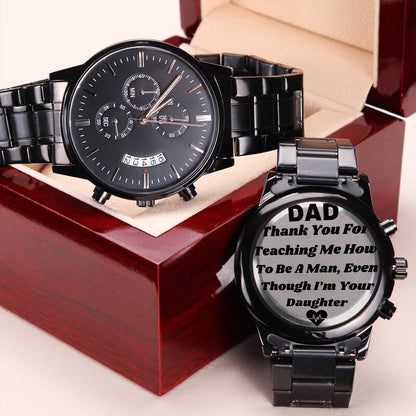 I’m Your Daughter Watch Engraving Chronograph Watch