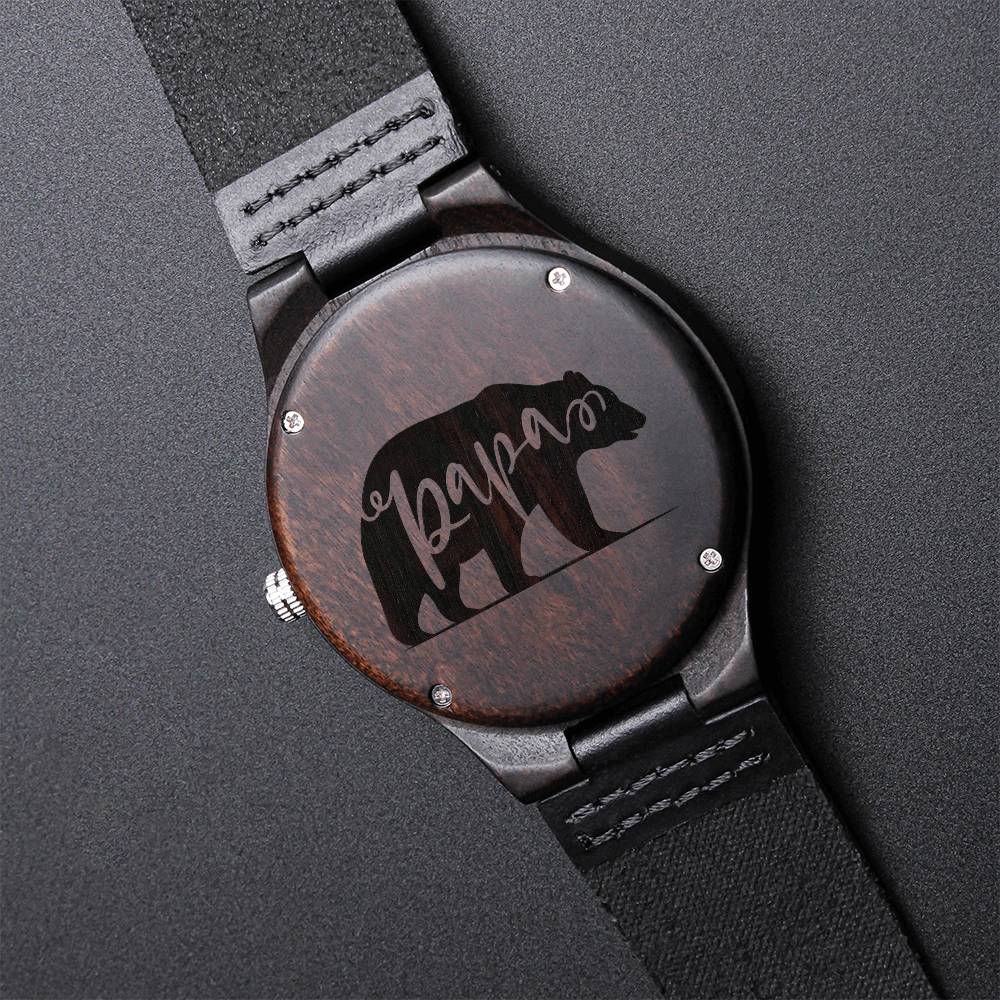 Engraved Watch Gift For Dad Father’S Day Gift For Daddy Birthday Gift For Dad Engraved Watch For Him Father Gift From 1 Engraved Wooden Watch