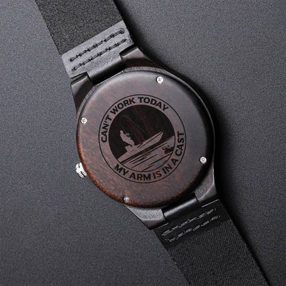 Engraved Watch Gift For Dad Father's Day Gift For Daddy Birthday Gift For Dad Engraved Watch For Him Father Gift From 5 Engraved Wooden Watch
