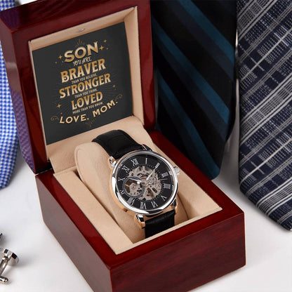 Son - You Are Braver Than You Believe - Openwork Watch