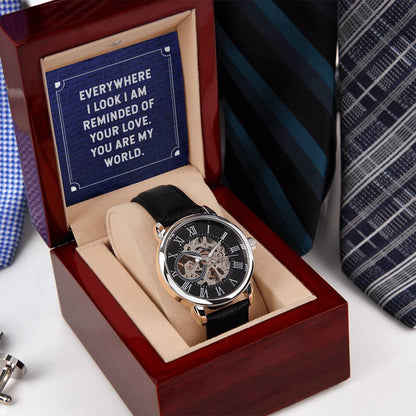 Everywhere I Look - Men's Openwork Watch