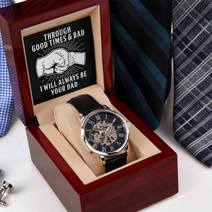 Son - Through Good Times & Bad - Men's Openwork Watch