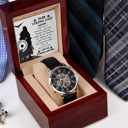 Dad - Deep Down Inside - Openwork Watches