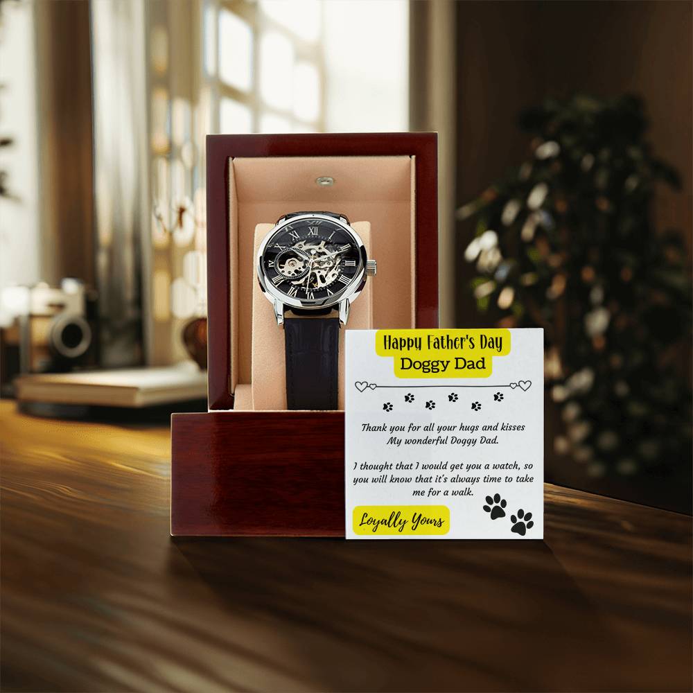 Doggy Dad Special - Men's Openwork Watch