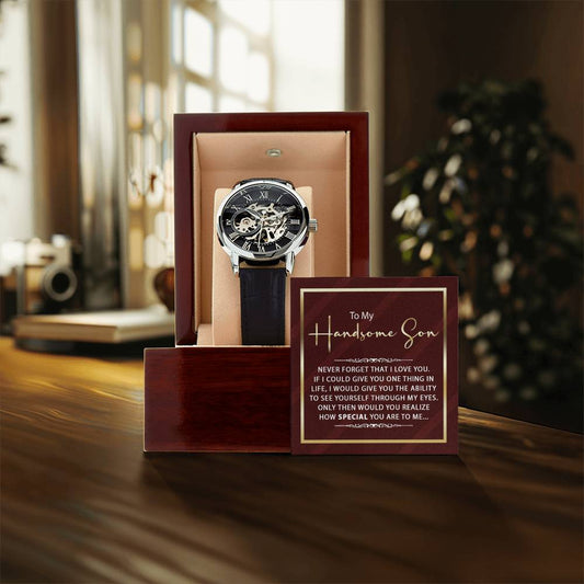 Men's Openwork Watch For Son