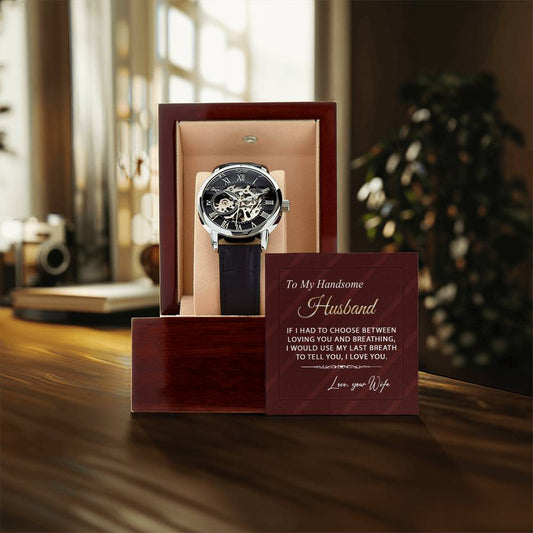 Men's Openwork Watch For Husband