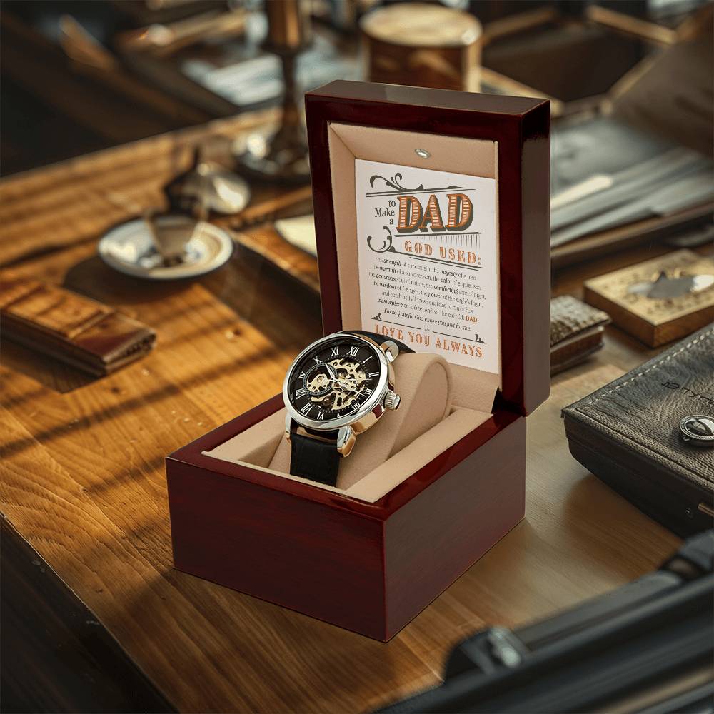 To Make A Dad Forever Love Openwork Watches