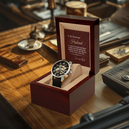 Men's Openwork Watch For Husband