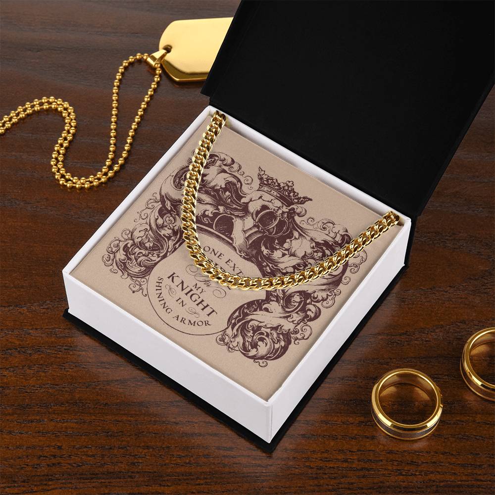 Gift For Army Husband Gift For Police Officer Gift For Militaryboyfriend Cute Romantic Gift For Him Cuban Link Chain