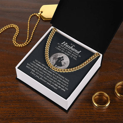 Perfect Gift For Husband Cuban Link Chain