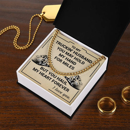 You Haul My Heart Forever Cuban Link Chain