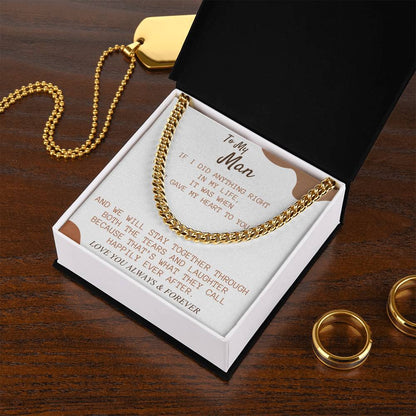 Perfect Gift For My Man Cuban Link Chain