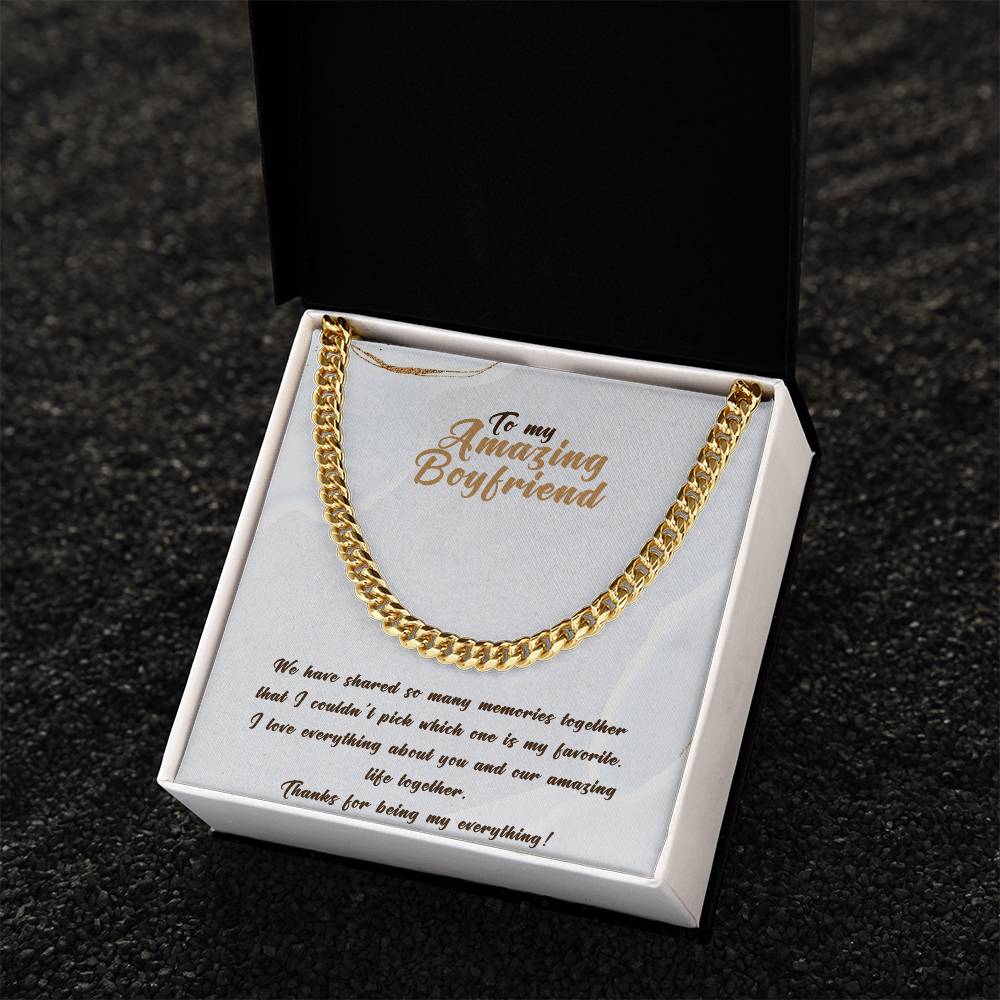 My Amazing Boyfriend ?? Cuban Link Chain