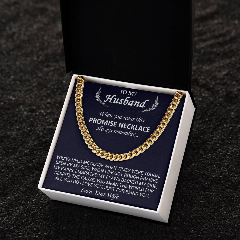 Gift For Husband - Praise My Gains - Cuban Cuban Link Chain