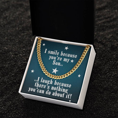 There's Nothing You Can Do About It Cuban Link Chain