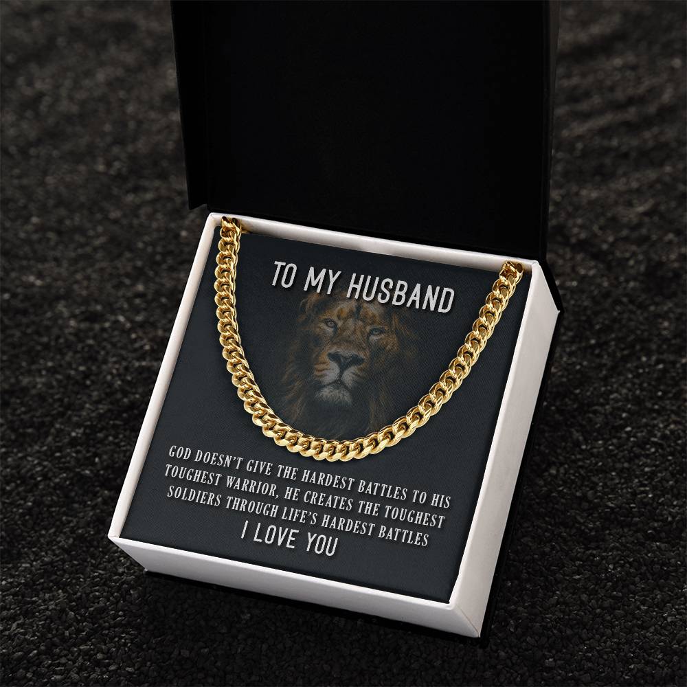 To My Husband ?? ??  Cuban Link Chain Necklace