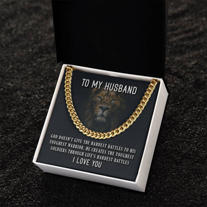 To My Husband ?? ??  Cuban Link Chain Necklace
