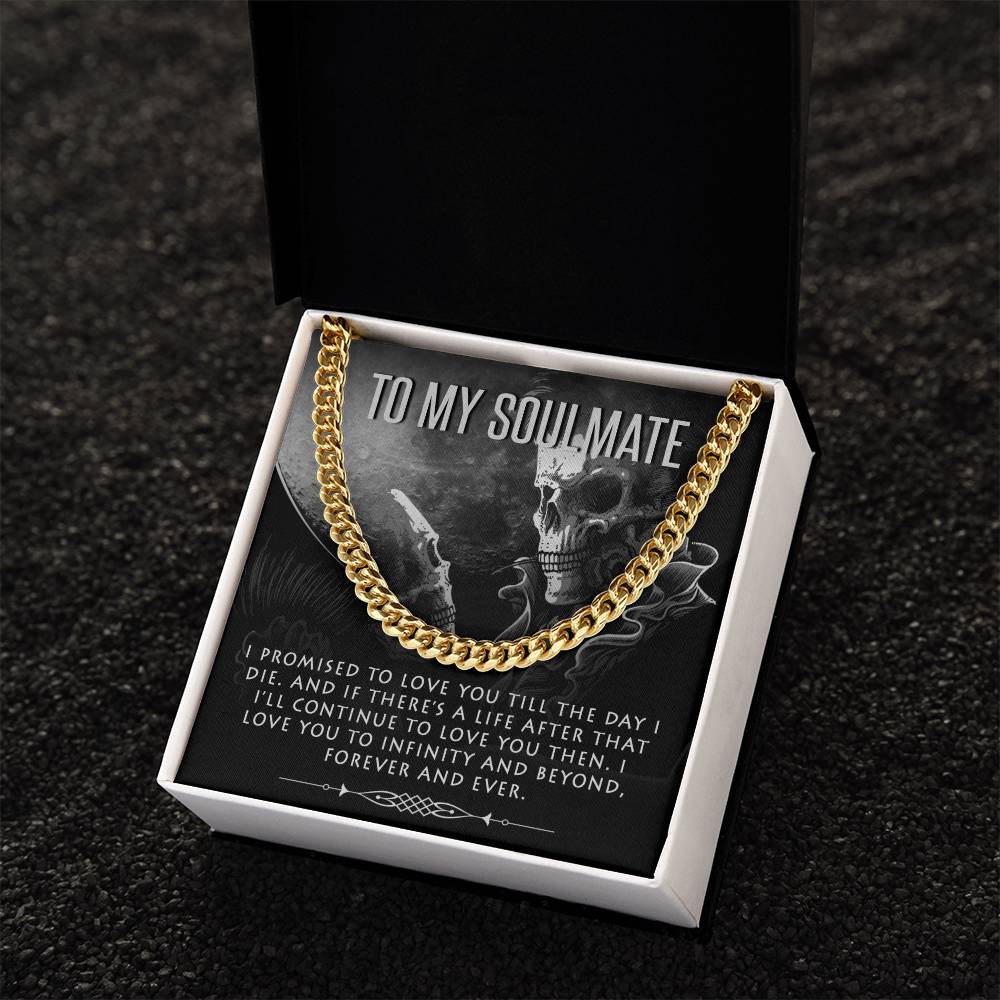 I Love You Till The Day I Die - Necklace Cuban Link Chain