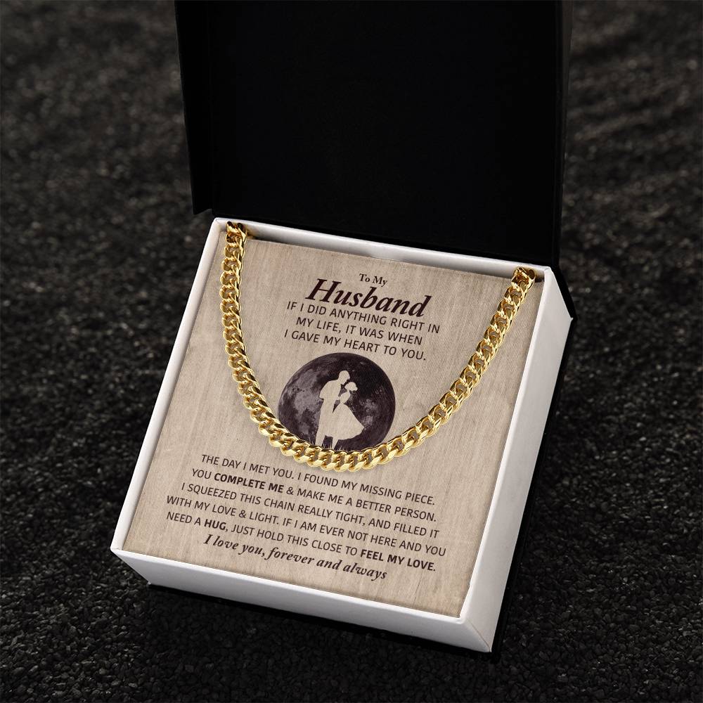 Perfect Gift For Husband Cuban Link Chain