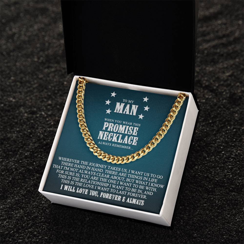 My Man - This Is The Love I Want Cuban Link Chain