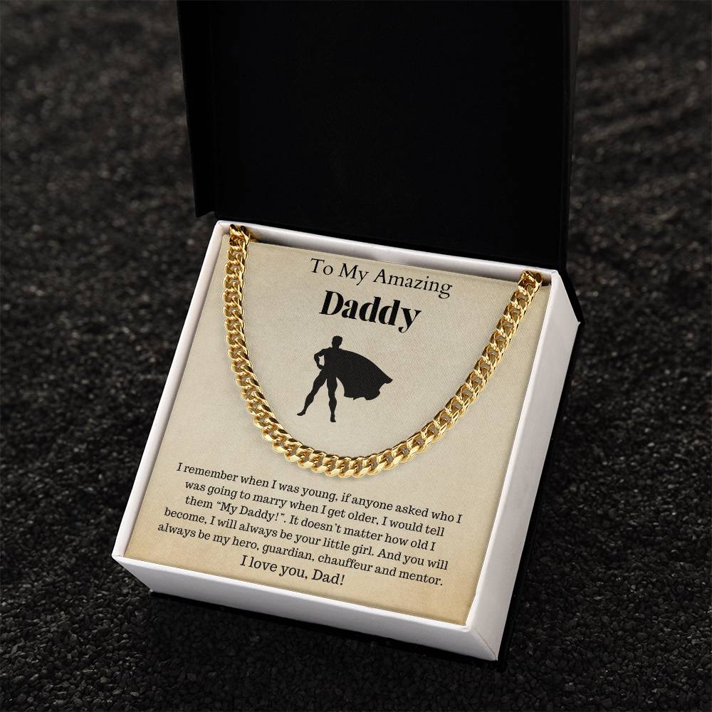 Fathers Day Gift Dad Gift Gifts For Dad Father&#39;S Day Gift For Dad Birthday Gift For Dad I Love You Dad Cuban Link Chain