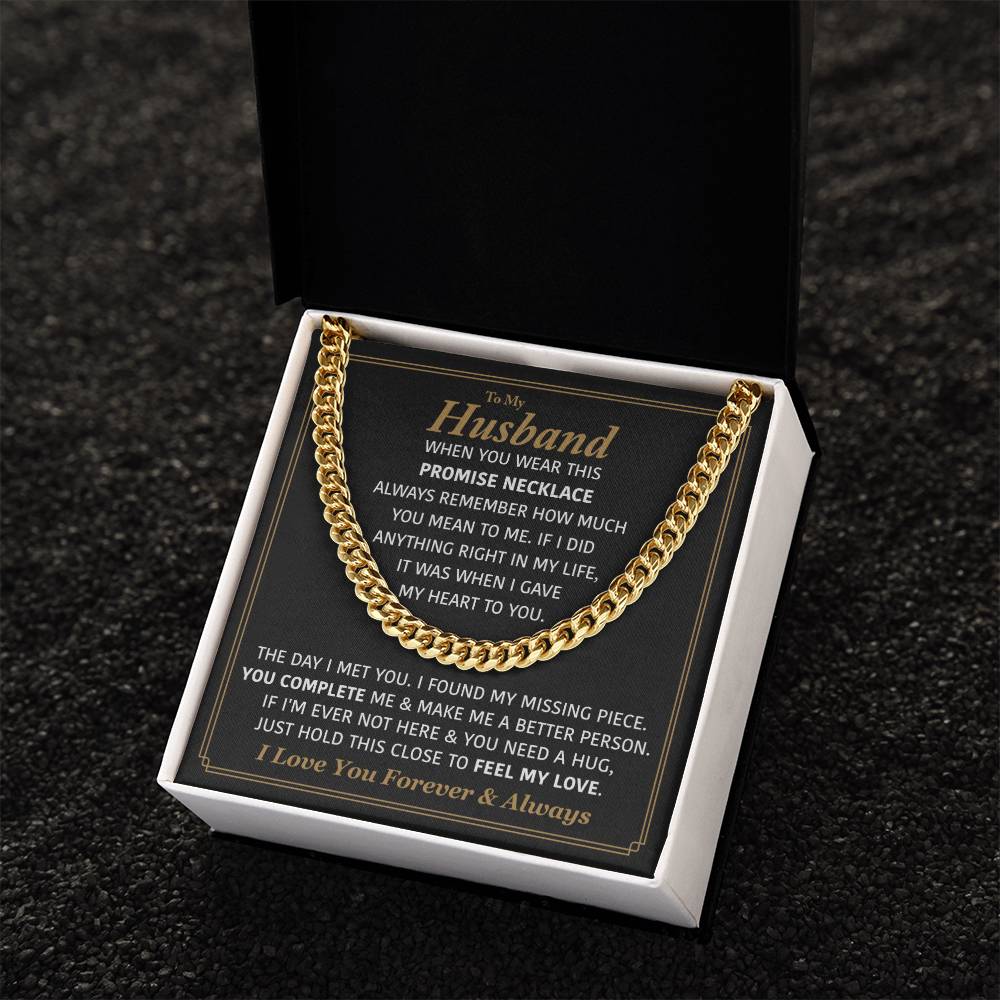 Perfect Gift For Husband Cuban Link Chain