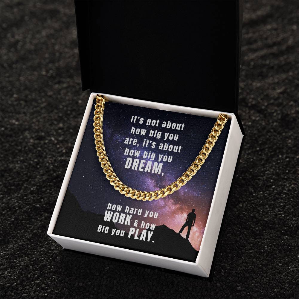 Gift For Colleague - Cuban Link Chain Necklace - Trending Now