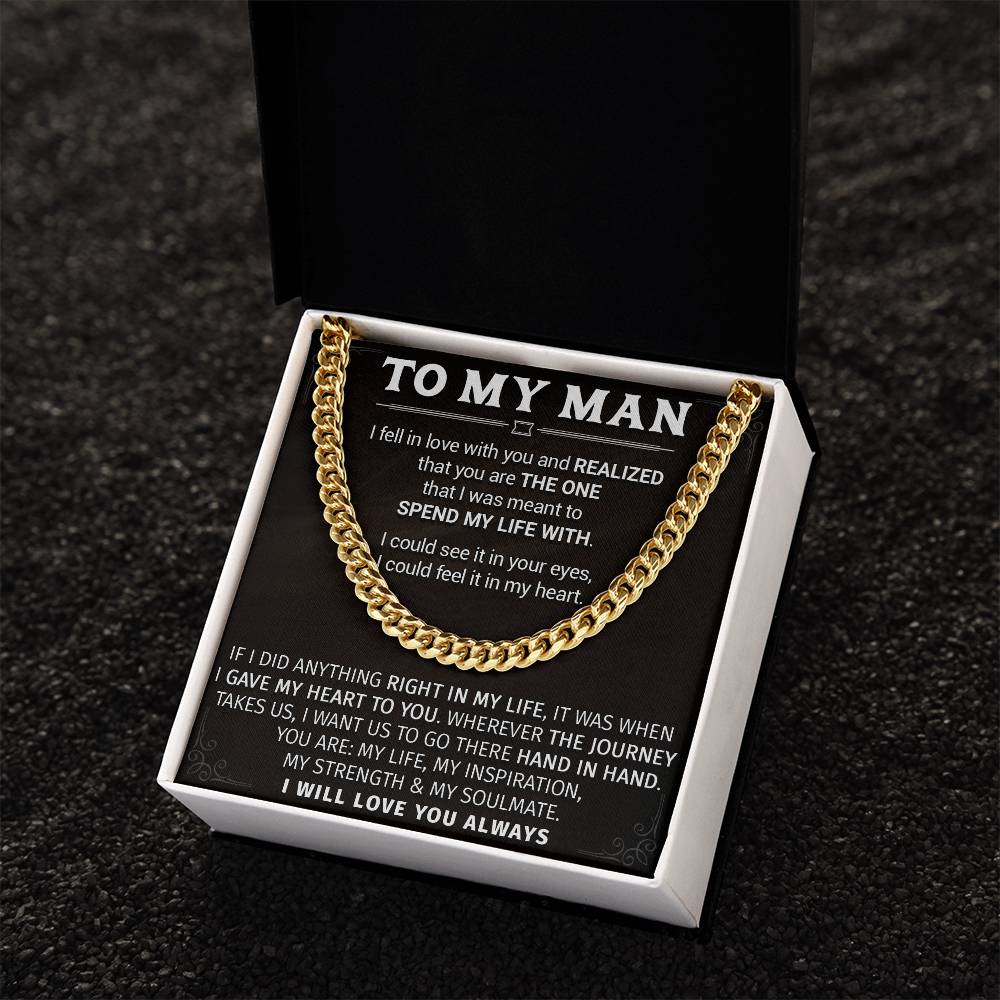 Gift For Your Man - Hand In Hand - Cuban Link Cuban Link Chain