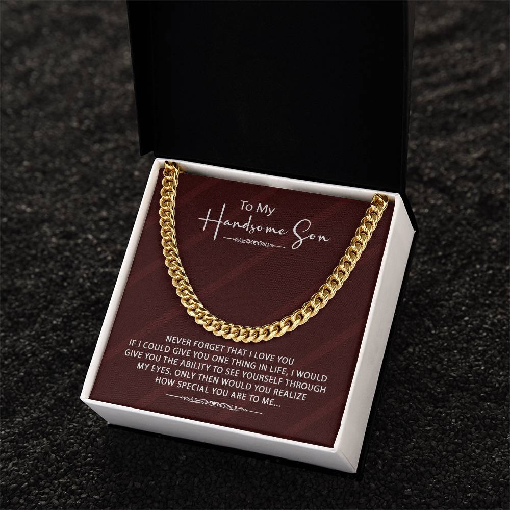 Stylish Gift For Son - Cuban Link Chain Necklace