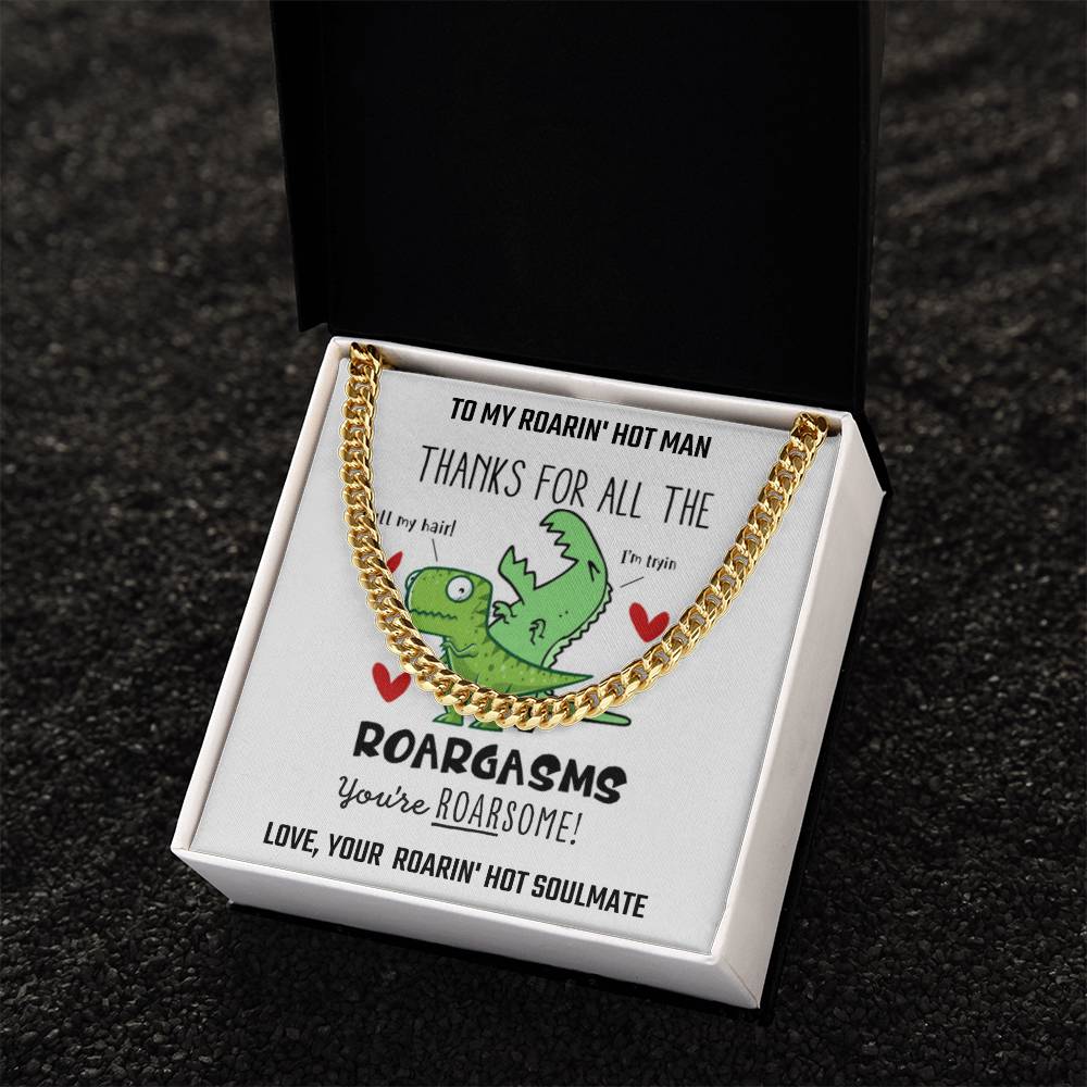 Hilarious Valentine Gift For Your Man Cuban Link Chain