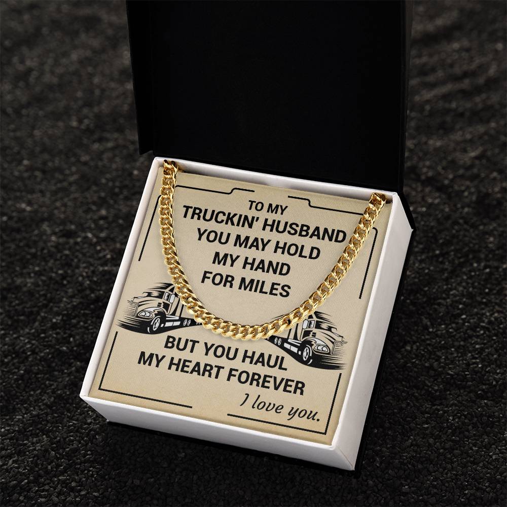 You Haul My Heart Forever Cuban Link Chain