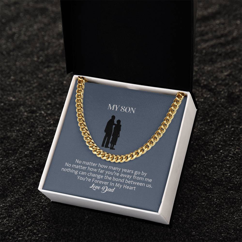 Gift For Son - Cuban Chain Link - Christmas Gift For Son Cuban Link Chain