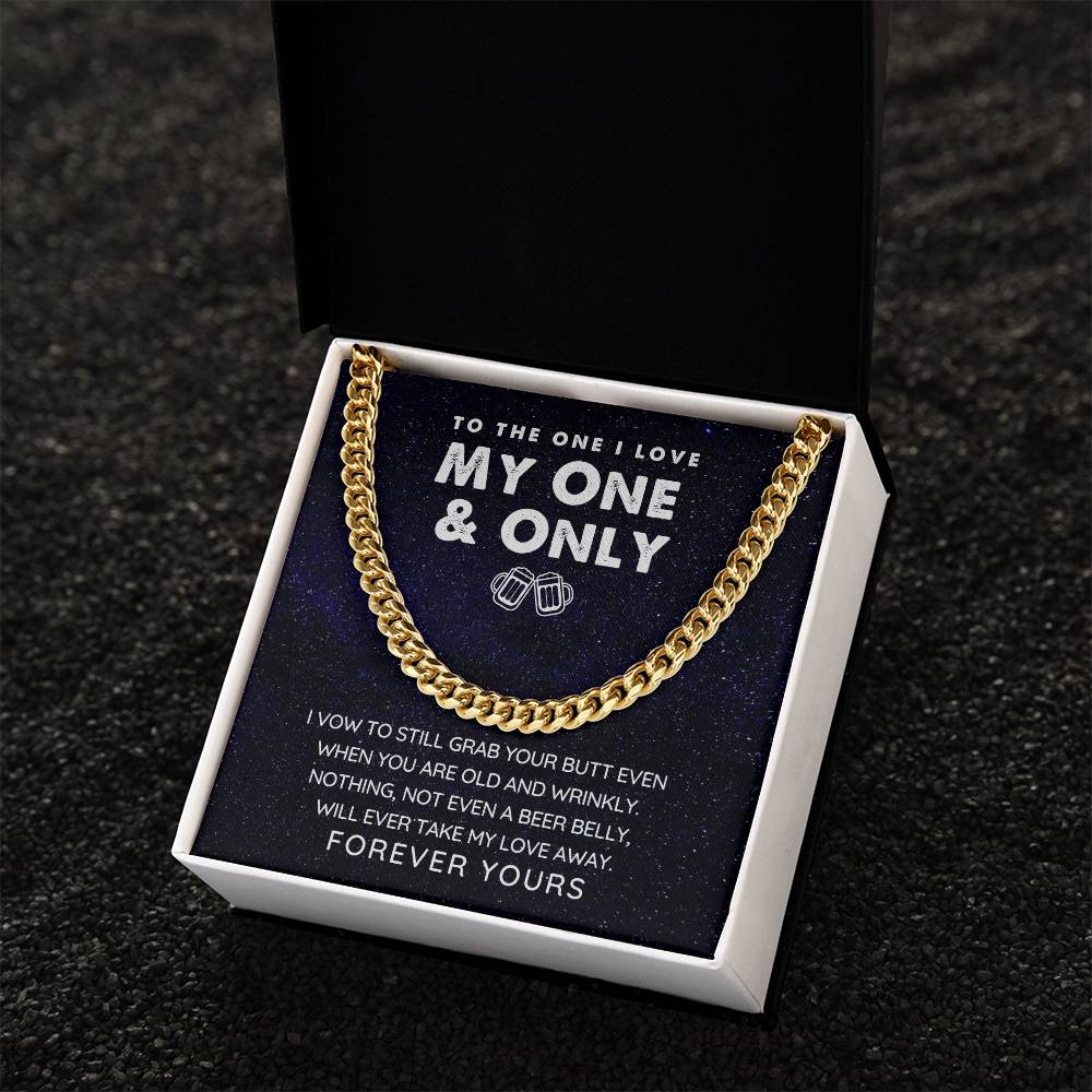 Funny Gift For Him Necklace - Limited Edition - Get Yours Today Cuban Link Chain