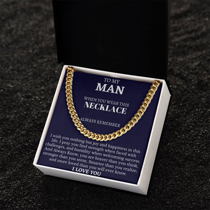 Gift For Boyfriend Cuban Link Chain
