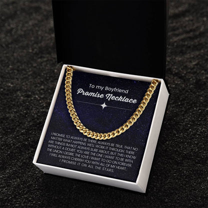 Boyfriend Cuban Chain Link Necklace On All The Stars -Grabs Your Now Cuban Link Chain