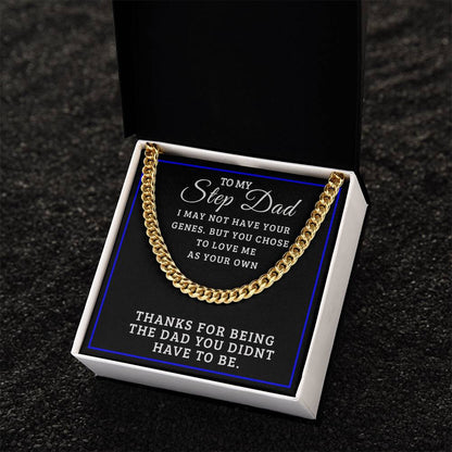 Perfect Gift For Step Dad Cuban Link Chain