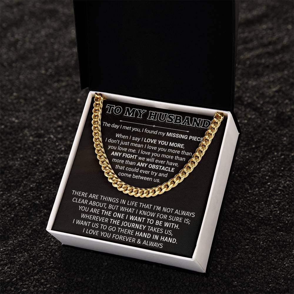 Gift For Husband - Obstacle - Cuban Link Cuban Link Chain