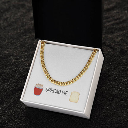 Chain Link Neckwear With Message Card & Luxury Gift Box Cuban Link Chain