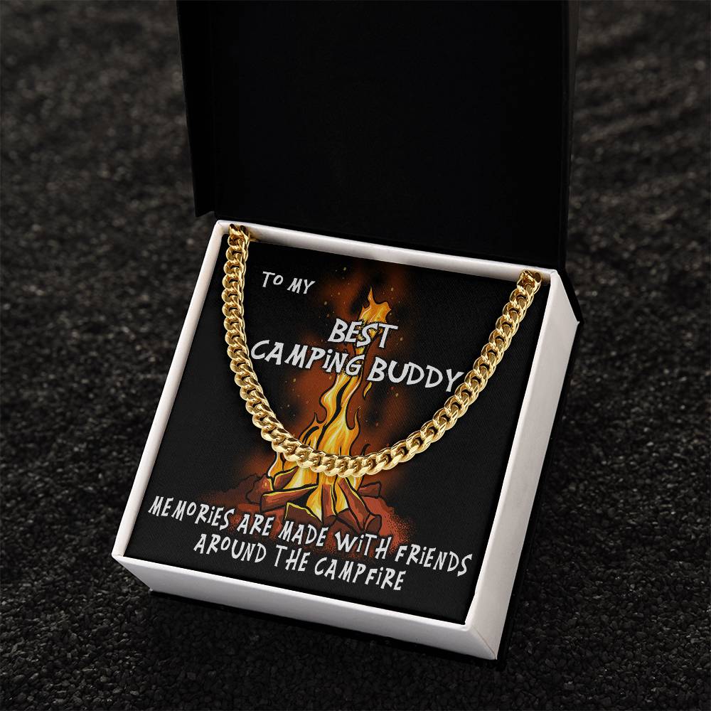 Camping Buddy Cuban Link Chain