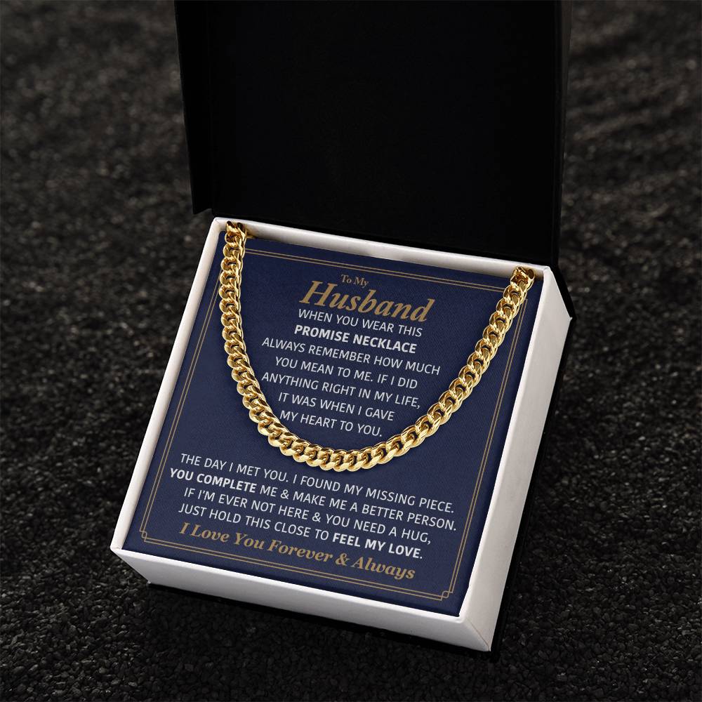 Perfect Gift For Husband Cuban Link Chain
