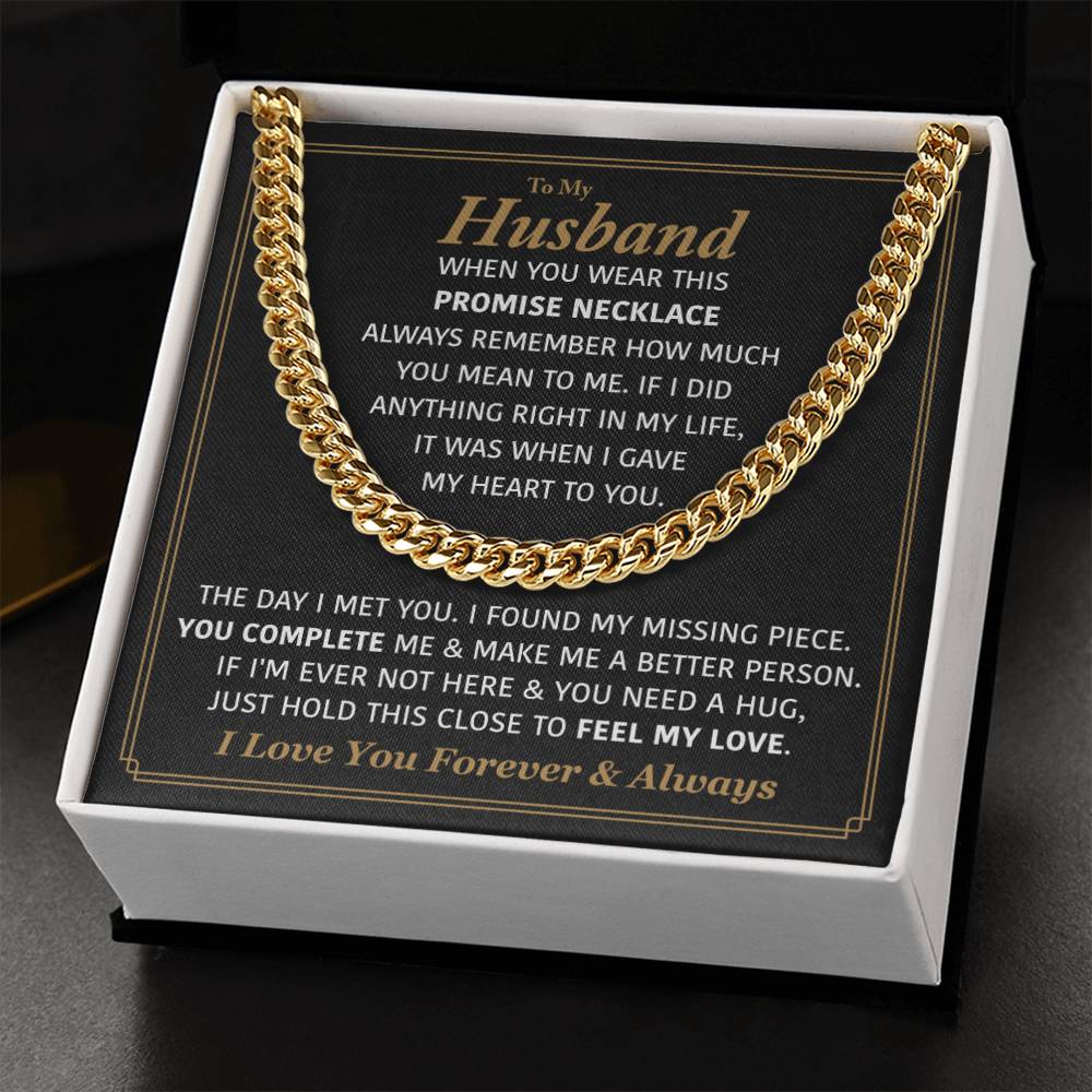 Perfect Gift For Husband Cuban Link Chain