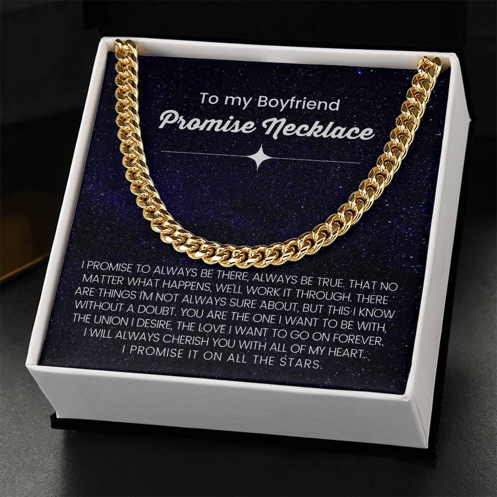 Boyfriend Cuban Chain Link Necklace On All The Stars -Grabs Your Now Cuban Link Chain